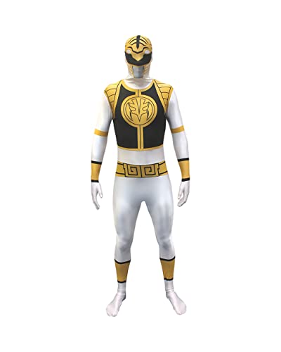 Disfraces - Mighty Morphin Power Rangers BLANCO - ADULTO X GRANDE - Morphsuits & lt; br & gt.