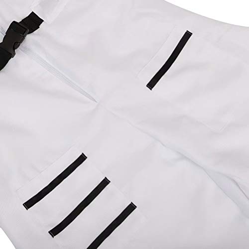 Disfraz Astronauta Adulto Mujer Traje Halloween Carnaval Americano Cadete del Espacio Cosplay Blanco s