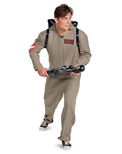 Disguise Disfraz Cazafantasmas Adulto Afterlife con Mochila de Protones, Disfraz Halloween Hombre Disponible en Talla L