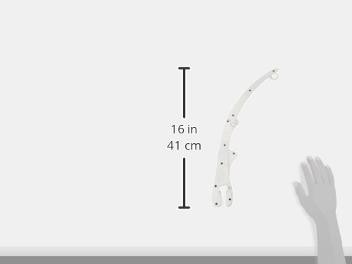 Fehn 249927 Marco para móviles de viaje, soporte de abrazadera para fijar los móviles musicales de viaje a la cuna de viaje, sin mecanismo musical, apto para todos los móviles musicales de viaje Fehn