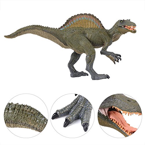 Figuras realistas del Dinosaurio, Figura plástica de Spinosaurus Juguetes educativos del Dinosaurio Modelos para los niños Niños pequeños Regalo patrón Spinosaurus