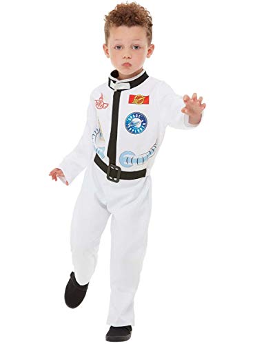 Funidelia | Disfraz de Astronauta para niño y niña Talla 7-9 años ▶ Hombre del Espacio, Espacio, Luna, Profesiones - Color: Blanco - Divertidos Disfraces y complementos