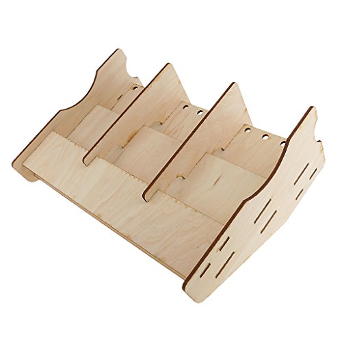 Gazechimp 1 Pedazo Estante Organizador Soporte de Botellas de Pintura de Madera