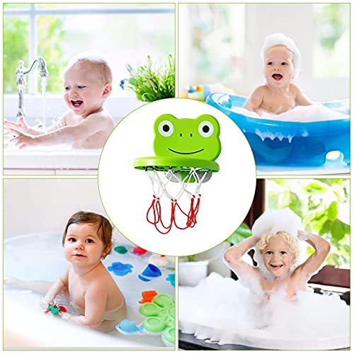 Hangarone Juguete de baño para bebé, mini canasta de baloncesto, para cuarto de baño, juguete para bebé, bañera