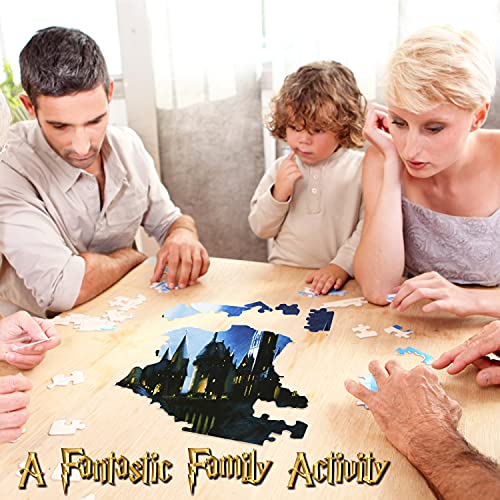 Harry Potter Puzzle 1000 Piezas y Pack de 4 Jigsaw Puzzle de 250 Piezas, Harry Potter Regalos (1000 Piezas)