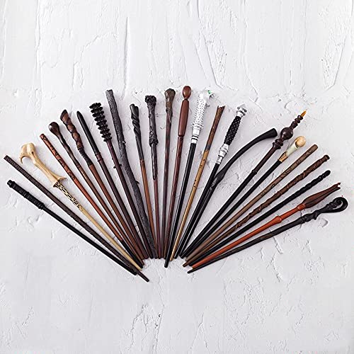 Harry Potter Wizard Magic Wand Set Wizard School Magic Wands Stick Creative Cosplay Asde Mundo Coleccionables Unisex Party Toys and Gifts, Minerva McGonagall Varita mágica TSYGHP (Size : Voldemort)