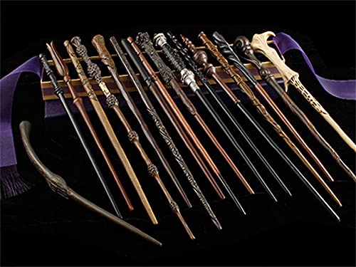 Harry Potter Wizard Magic Wand Set Wizard School Magic Wands Stick Creative Cosplay Asde Mundo Coleccionables Unisex Party Toys and Gifts, Minerva McGonagall varitas RVTYR (Size : Freckle Newt)