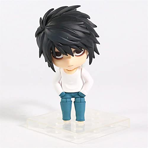 HHHJ Figuras de Acción Death Note Figura PVC Colección Modelo Juguetes Juntas movibles Muñeca de Cara Intercambiable Muñeca Linda versión Q Anime Figure Estatua