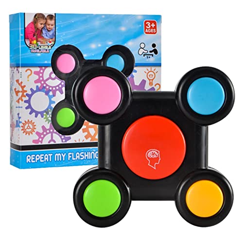 Juego de Memoria electrónica - Interesante Juego electrónico Simon Says con luz Musical, Juguete de Entrenamiento de Memoria para niños, Regalos A/a
