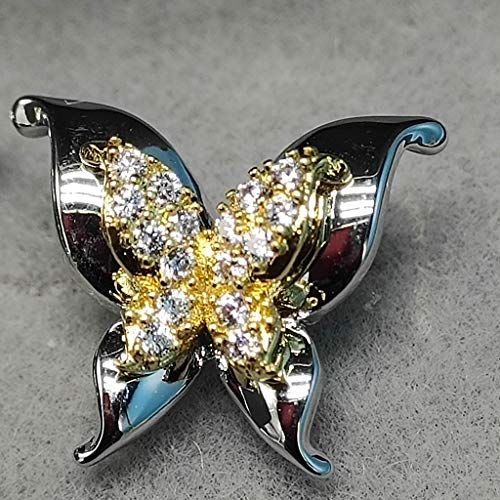 KESOTO 1 Par de Mini Pendientes de Mariposa Delicado para Muñecas 12 Pulgadas, Accesorio de Moda