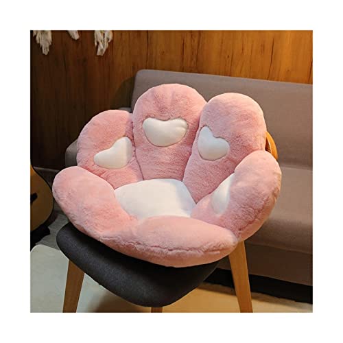 KeYou Peluche Oso Palm Palm Cojín con Forma de corazón Asiento Lazy Sofa Cat Claw Lindo Asiento Suave Peluche Bear Paw Formado Acogedor Almohada Colorido Animal Decoración Almohada Juguetes