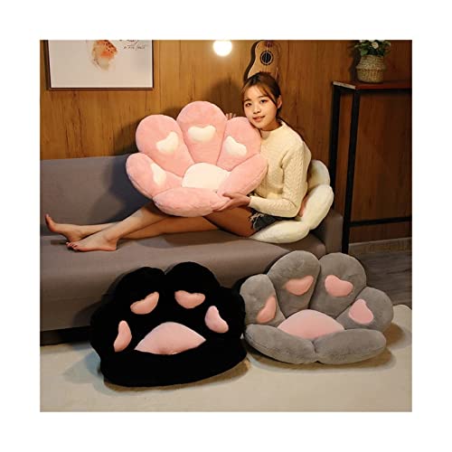 KeYou Peluche Oso Palm Palm Cojín con Forma de corazón Asiento Lazy Sofa Cat Claw Lindo Asiento Suave Peluche Bear Paw Formado Acogedor Almohada Colorido Animal Decoración Almohada Juguetes