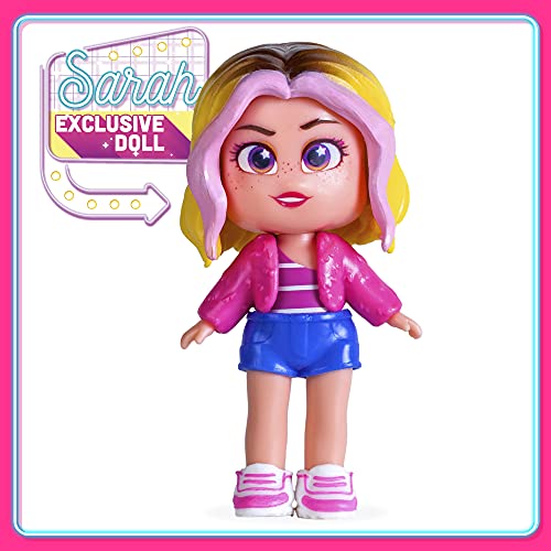 KOOKYLOOS Fashion Challenge – Vestidor con Espejo Giratorio con más de 15 Accesorios y muñeca Exclusiva + Muñeca Sorpresa Coleccionable con Accesorios de Moda, Zapatos