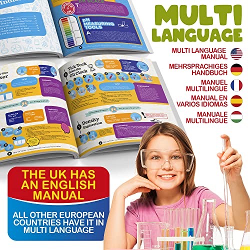 Learn & Climb Kids Kit de la Ciencia - más de 60 experimentos, la diversión con la Ciencia! ( Manual Claro en español)