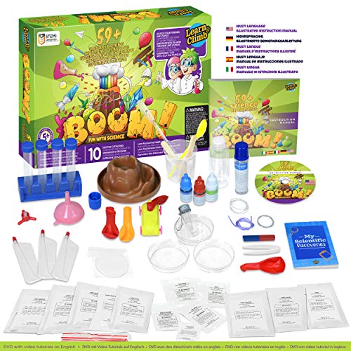Learn & Climb Kids Kit de la Ciencia - más de 60 experimentos, la diversión con la Ciencia! ( Manual Claro en español)