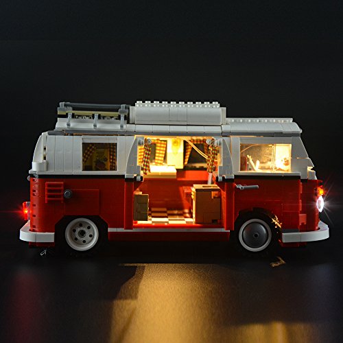 LIGHTAILING Conjunto de Luces (Creator Series T1 Camper Van) Modelo de Construcción de Bloques - Kit de luz LED Compatible con Lego 10220 (NO Incluido en el Modelo).