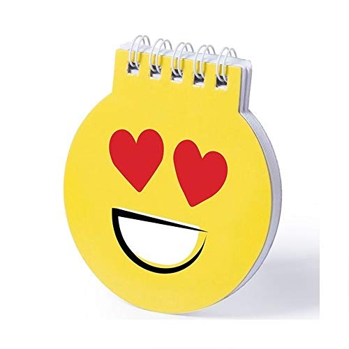 Lote de 30 libretas Infantiles emoticonos. con 4 caritas Diferentes. Se sirven Surtidas. Regalo para cumpleaños y Fiestas con niños.