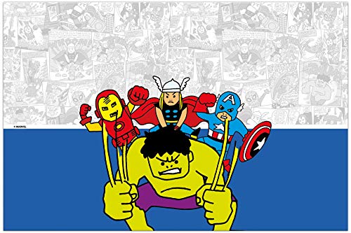 Marvel Avengers 78371 - Funda para Mesa de Fiesta, Color Verde