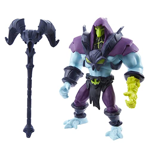Masters of the Universe Figura de Acción Skeletor - Articulado - Con Accesorios - 13,9 cm - Regalo para Coleccionistas y Niños de 4+ Años