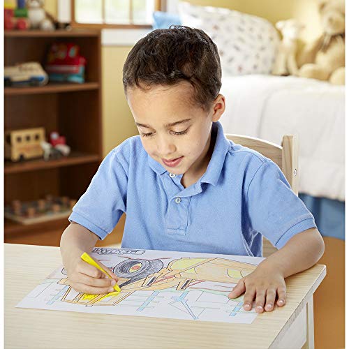 Melissa & Doug- Jumbo 50-Page Bloc de Colorear, Color surtido (Melissa&Doug 14226)