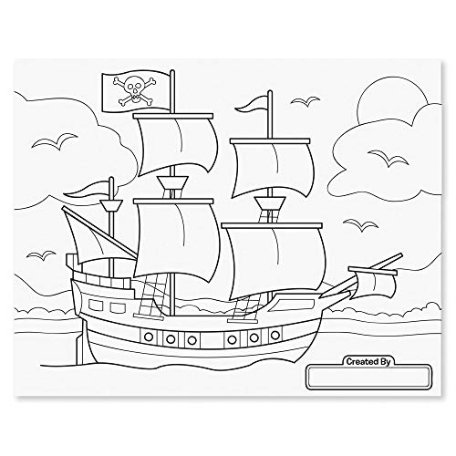 Melissa & Doug- Jumbo 50-Page Bloc de Colorear, Color surtido (Melissa&Doug 14226)