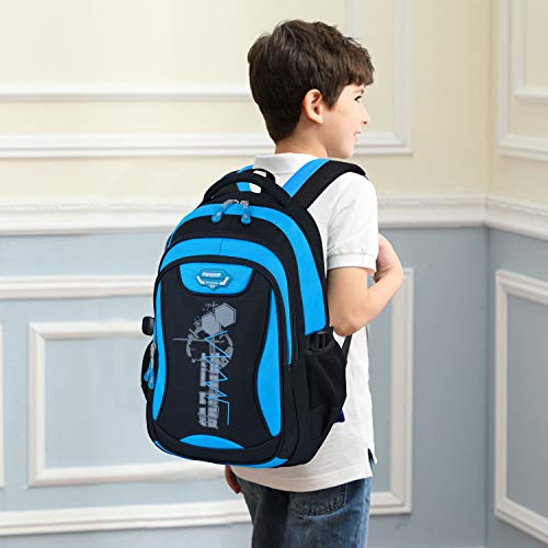 Mochilas Escolares, Fanspack Mochila Escolar para niños Mochila Colegio para niñas Mochilas de Viaje para Mochila Infantil Juveniles Adolescentes (Azul Cielo)