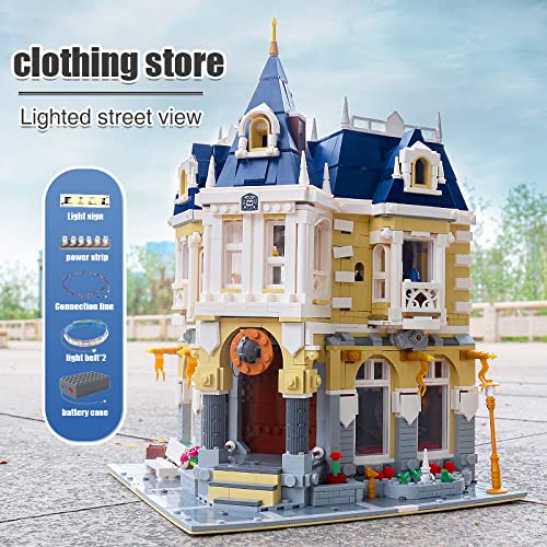 Mould King 11005 Kits de construcción de Tienda de Disfraces, Juego de Bloques de construcción Moc para Construir, Regalo para entusiastas de niños / Adultos (2805 Piezas, con luz)