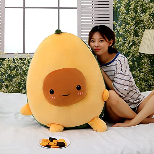 Muñeco De Peluche De Aguacate, Almohada De Fruta Rellena, Cojín, Almohada para El Almuerzo, Regalo De Cumpleaños Creativo, Muñeco De Peluche, Muñeco De Peluche
