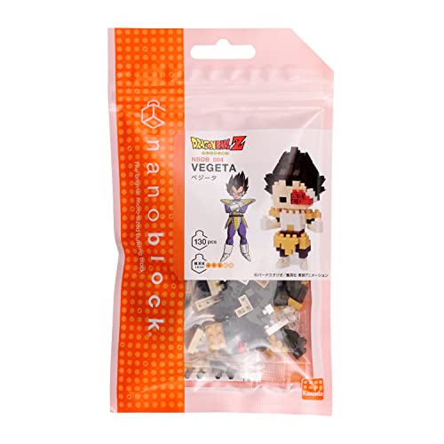 NEWPROJET ITALIA SRL Dragon Ball Z - NANOBLOCK Vegeta 130 Piezas