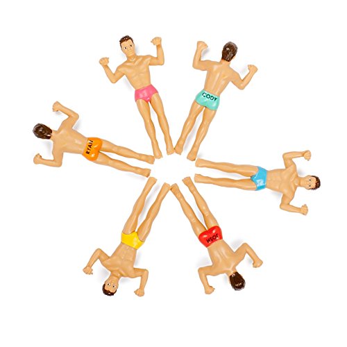NPW Drinking Buddies, Marcadores para Bebidas, Plástico, Multicolor, 6 Unidades
