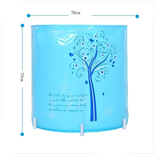 NXYJD Hogar Plegable bañera Inflable, Cuatro Estaciones Disponible Niño Niña Jugar el Agua del Adulto Viejo Personas Disponibles Engrosamiento de baño Cubo