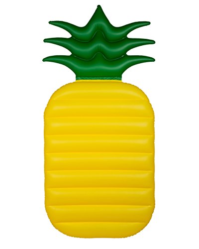 Out of the blue- Aufblasbare Luftmatratze, Ananas Colchón Hinchable con piña, Multicolor, Talla única (91/4178)