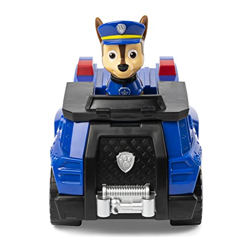PAW PATROL Selección de Básicos Vehículos con Figuras | Patrulla Canina, Figura:Chase