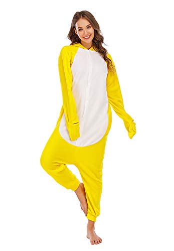Pijamas Animales Mujer Disfraces de Cosplay para Adultos Pijama Pato Enteros, M