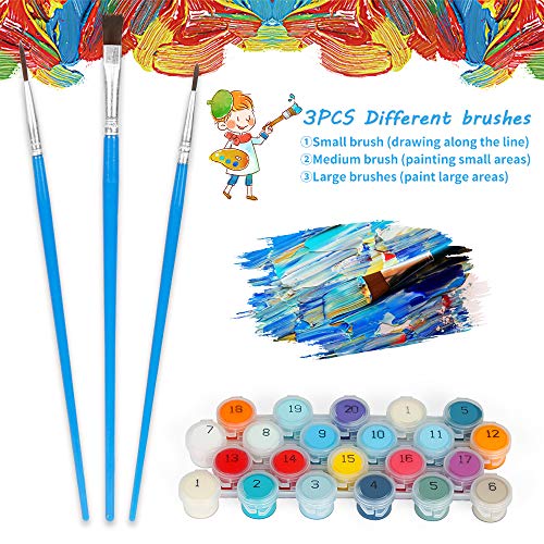 Pintar por Numeros, Pintura por Números Gato Colorido Kits, Cuadro Pintar con Numeros para Adultos/Niños, Pintar por Números Decoraciones para el Hogar (Sin Marco, 40x50CM)