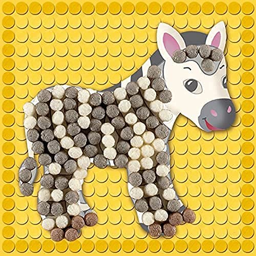 PlayMais Little 3 en 1 para niños a partir de 3 años, juguete de motricidad con 5.000 PlayMais y plantillas de manualidades