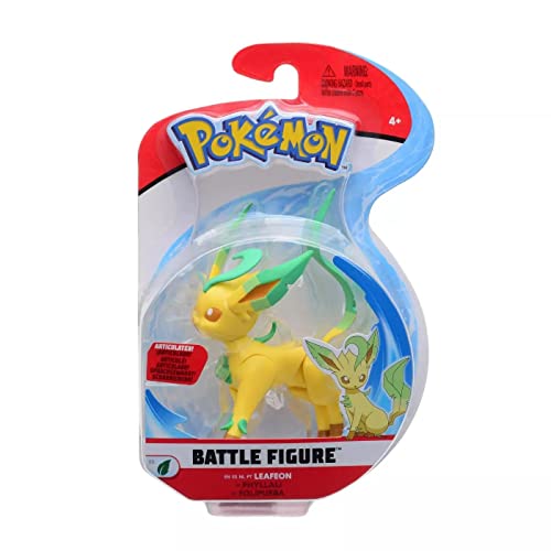 Pokemon Selección Battle Figures Figura de Acción | Juego de Figuras, Figuras del Juego:Leafeon