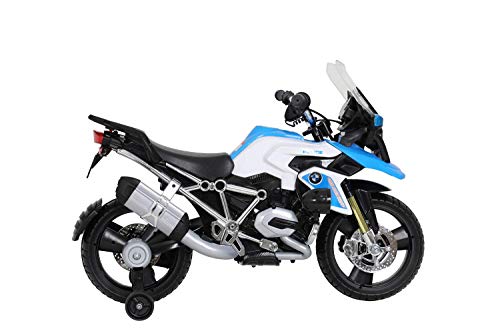Rollplay- BMW R 1200 GS Police Motorcycle, 6V, Azul, Color (22921)