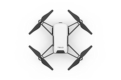 Ryze Tello Quadcopter RTF, FPV RC Drone con 720P HD cámara de vídeo en vivo y VR, alimentado por tecnología DJI y procesador Intel accesorios de bricolaje, juguete de tallo para niños y principiantes