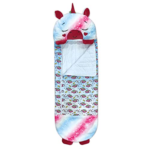 Saco de Dormir Niños Almohada Peluche Convertible 2 en 1【 Saco Infantil Unicornio Uri Unicorn 165cm 】 Dreamy Friends