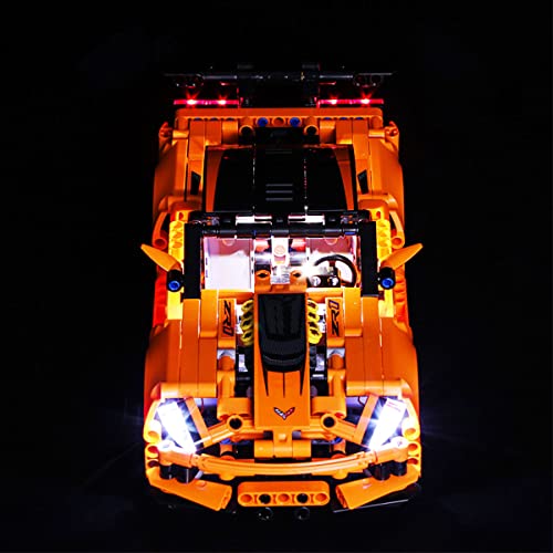 SDFGDFD Kit de Luces LED para Chevrolet ZR1 Coche Deportivo - Compatible con Lego 42093 Modelo de Construcción de Bloques (Juego Lego No Incluido)