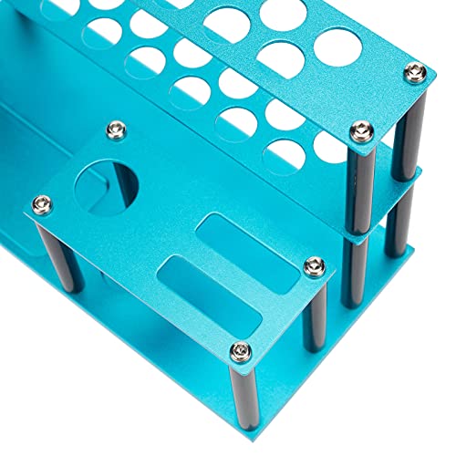Sharplace Organizador de Destornillador, Estante de Almacenamiento para Destornillador Hexagonal, Destornillador de Cruz, Organizador de Kit de Herramientas RC - Azul