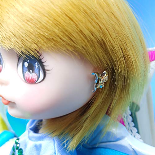 sharprepublic Muñeca de Niña Pendientes Encantadores Pendientes de Oreja de Mariposa para Blythe Girl Regalos de Mujer