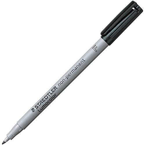 STAEDTLER Lumocolor non-permanent F Negro 1pieza(s) - Marcador (Negro, Gris, Polipropileno, Fino, 0,6 mm