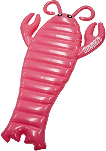 SunDaze 9510014 - Colchón Hinchable de Langosta, 195 x 120 cm, Color Rojo