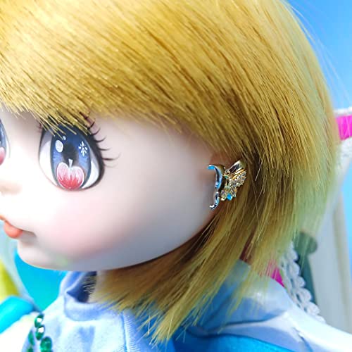 T TOOYFUL Pendientes de Mariposa Exquisitas Pendientes de Oreja para Mujeres Niñas, 1/6 Niña Adornos de Oreja