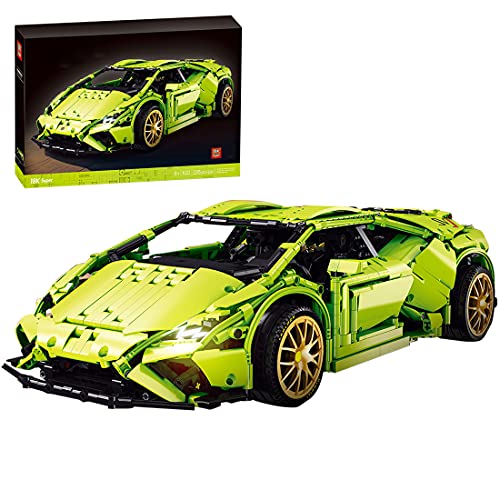 TASS Technic 42115 - Coche deportivo modular 2285 piezas, modelo original de coche de carreras con luz para Lamborghini Sián FKP 37 compatible con Lego Technic