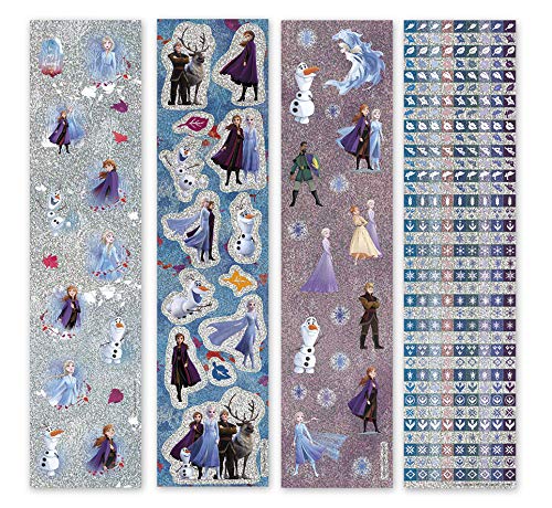 Totum Disney Frozen II Caja de Adhesivos con Más de 350 Pegatinas Láser