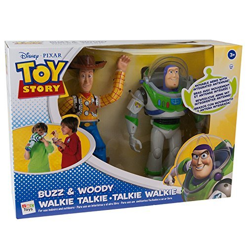 Toy Story Walkie-Talkie figurinas de Buzz y Woody, Multicolor (IMC Toys 140400)