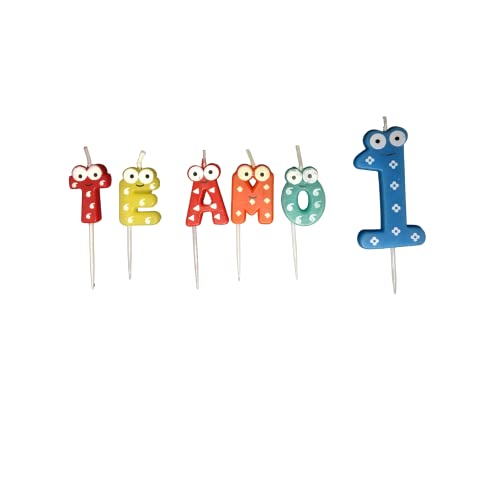 Velas cumpleaños con nombre, palabra, edad personalizado, multicolor